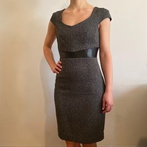H&M Black Pencil Midi Dress